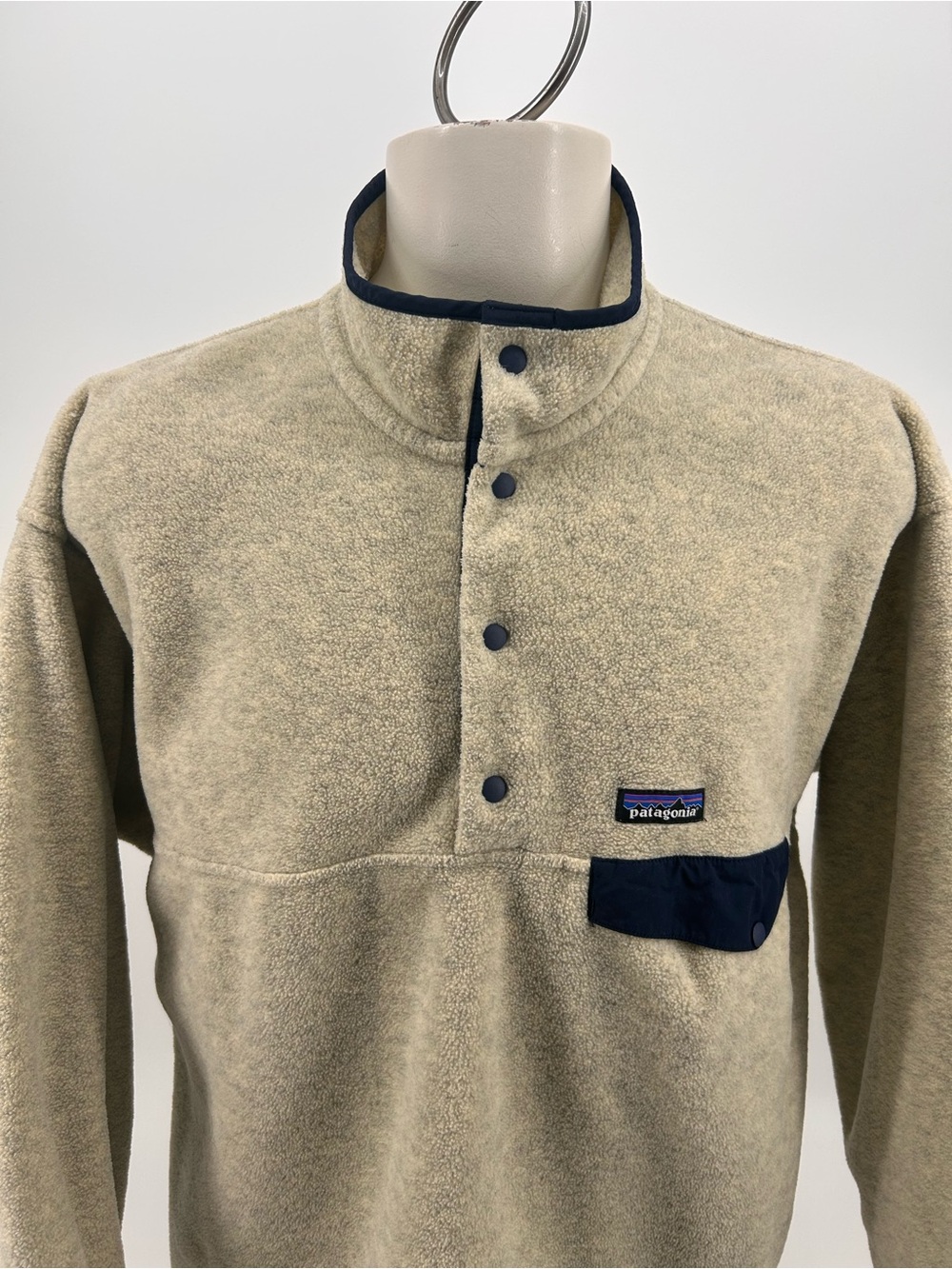 Men’s Patagonia Synchilla Snap T Fleece
Pullover Oatmeal Size XXL - Picture 4 of 7